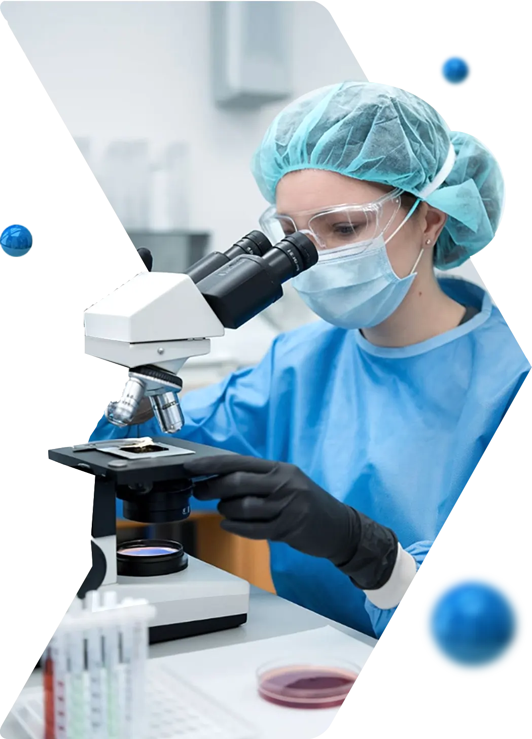 Scientist in laboratory