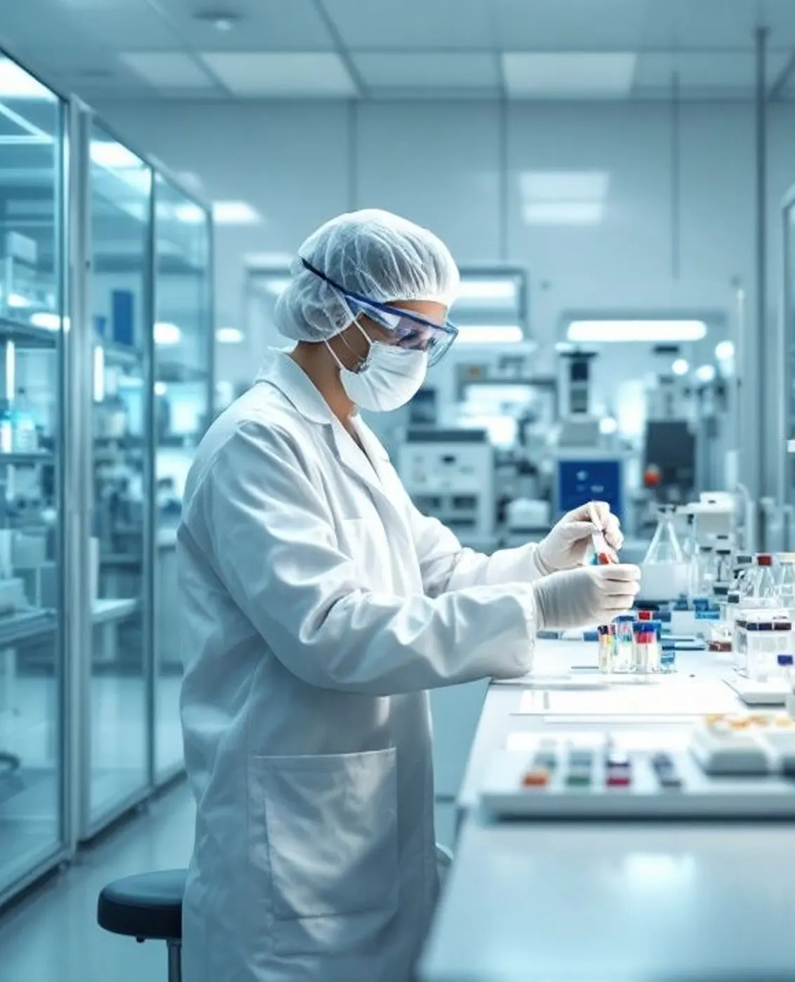 Scientists in laboratory